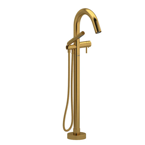 Riobel Riu Floor-Mount Tub Filler with Hand Shower