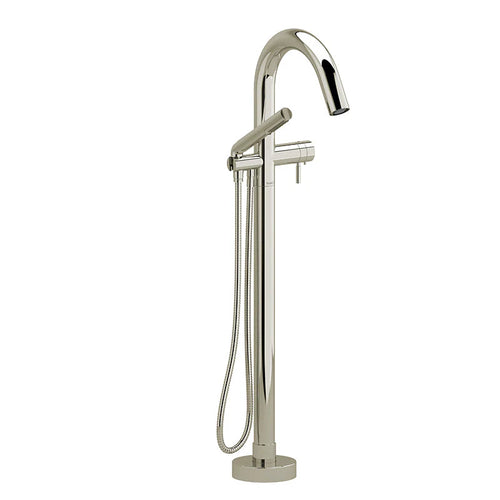 Riobel Riu Floor-Mount Tub Filler with Hand Shower