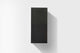 Bliss 12″ Wide by 28″ High Linen Side Cabinet With Two Doors in Black Wood Finish