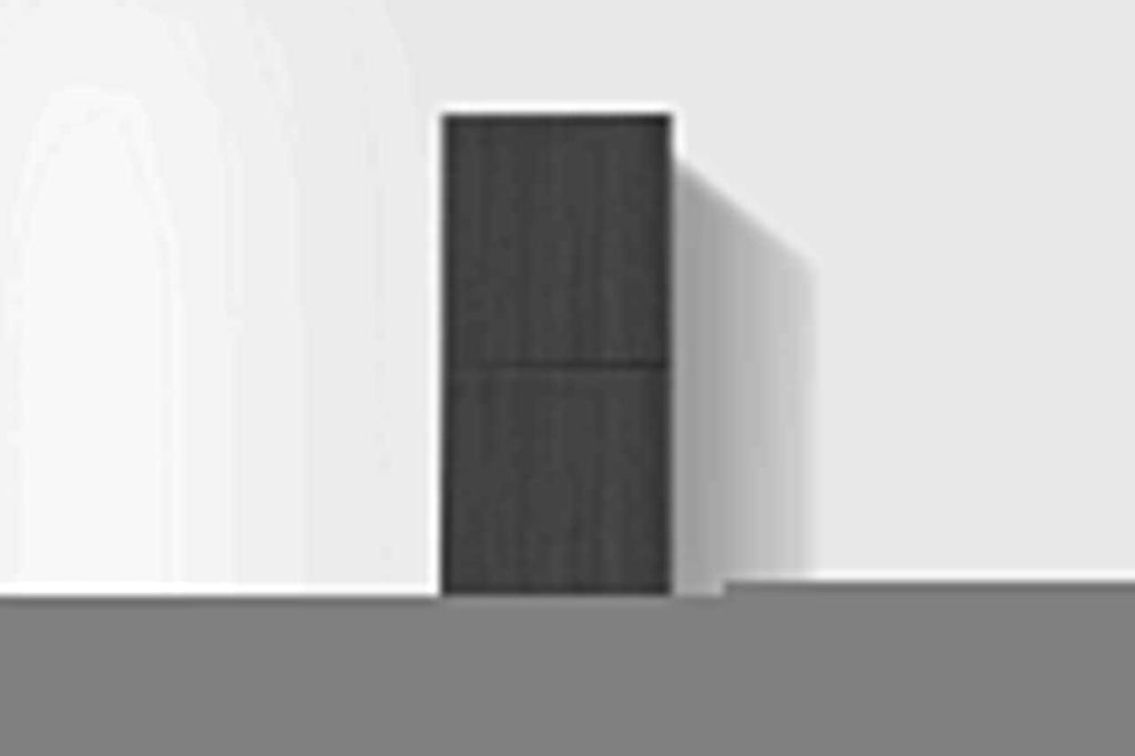 Bliss 12″ Wide by 28″ High Linen Side Cabinet With Two Doors in Gray Oak Finish