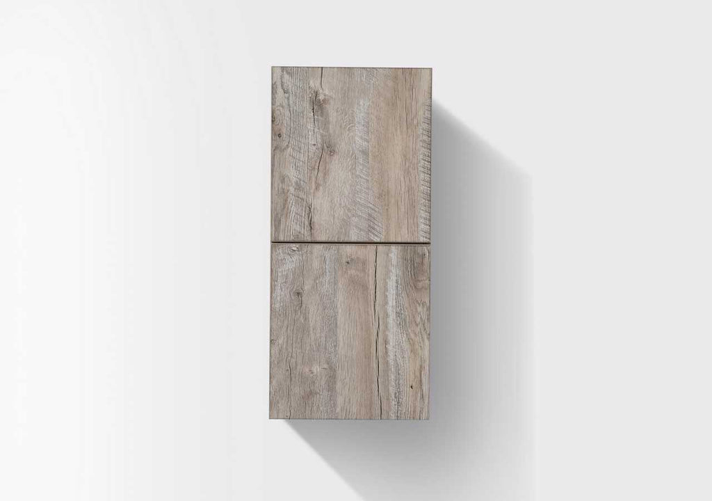 Bliss 12″ Wide by 28″ High Linen Side Cabinet With Two Doors in Nature Wood Finish