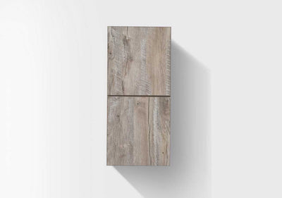 Bliss 12″ Wide by 28″ High Linen Side Cabinet With Two Doors in Nature Wood Finish - [Cloned #13220] - [Cloned #16101]