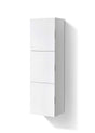 Bliss 18″ Wide by 59″ High Linen Side Cabinet With Three Doors in Gloss White Finish