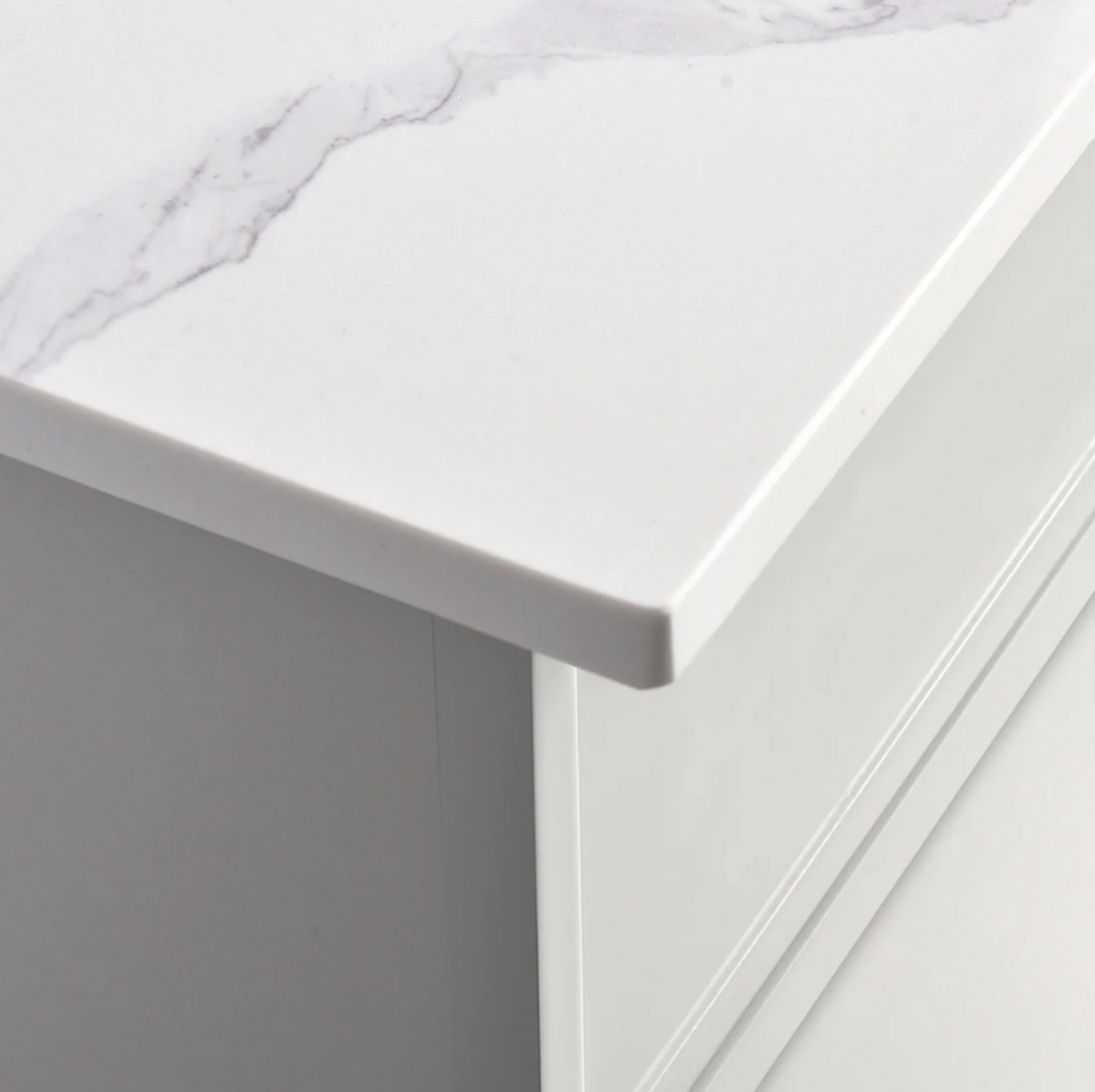 Rossi 24″ Slim Shaker Bathroom Vanity With Quartz Countertop (MDF)