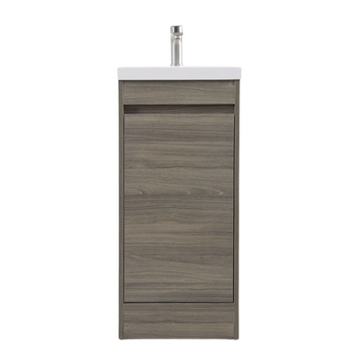 Tesoro 16" Powder Room Bathroom Vanity With Single Sink Top