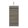 Tesoro 16" Powder Room Bathroom Vanity With Single Sink Top