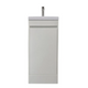 Tesoro 16" Powder Room Bathroom Vanity With Single Sink Top