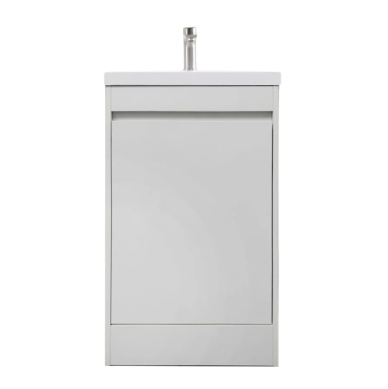 Tesoro 20" Powder Room Bathroom Vanity With Single Sink Top