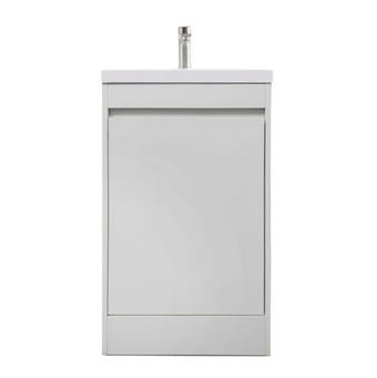 Tesoro 20" Powder Room Bathroom Vanity With Single Sink Top