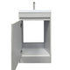 Tesoro 20" Powder Room Bathroom Vanity With Single Sink Top