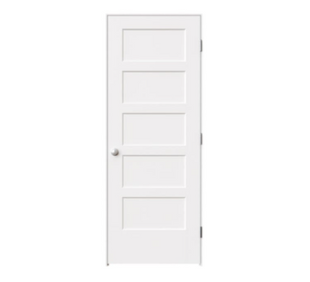 Shaker 5-Panel Solid Door (Pre-Hung)-80"