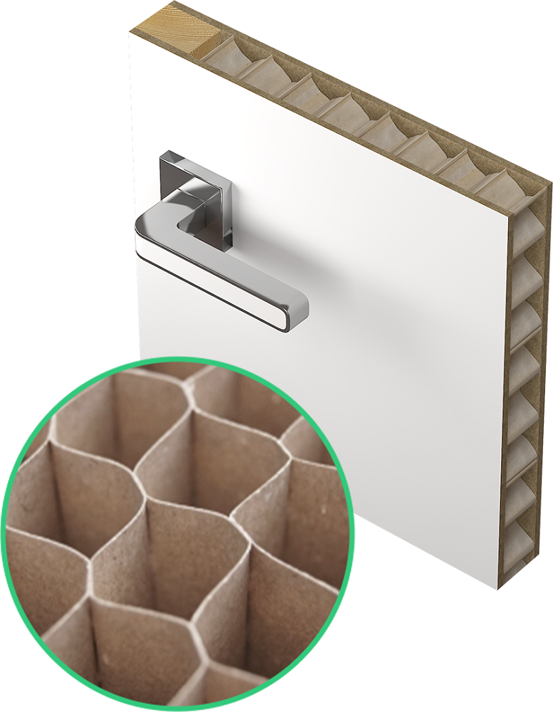 Shaker 1-Panel 36-inch x 80-inch x 1-3/8-inch Hollow Core Interior Door