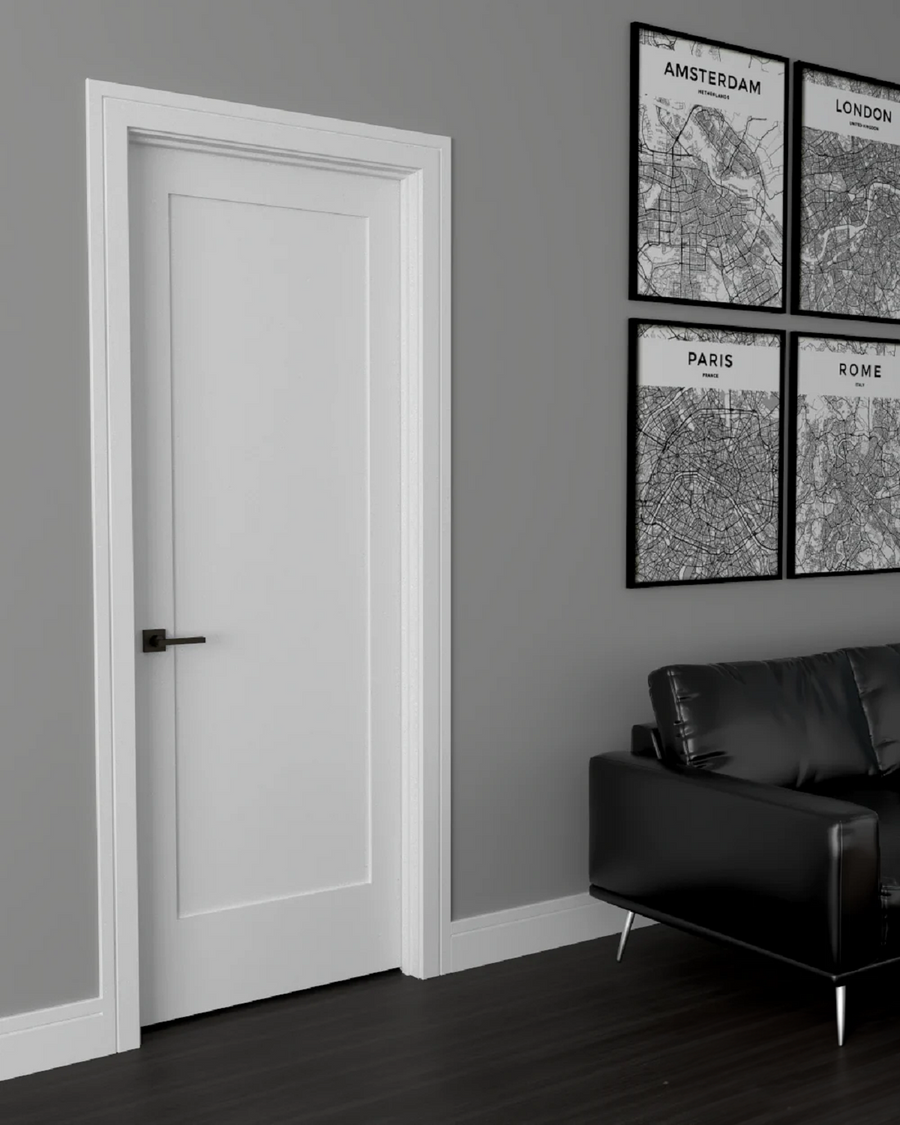 Shaker 1-Panel 36-inch x 80-inch x 1-3/8-inch Solid Core Interior Door