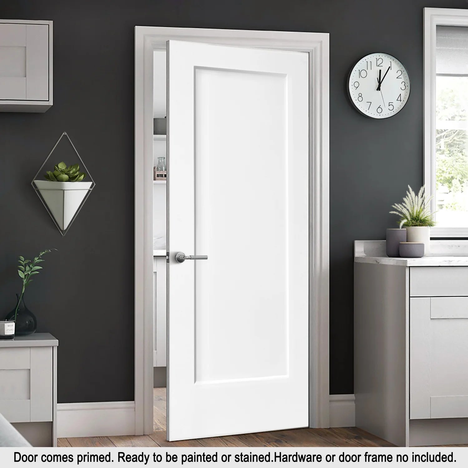 Shaker 1-Panel 28-inch x 80-inch x 1-3/8-inch Hollow Core Interior Door