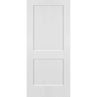 Shaker 2-Panel 34-inch x 80-inch x 1-3/8-inch Hollow Core Interior Door