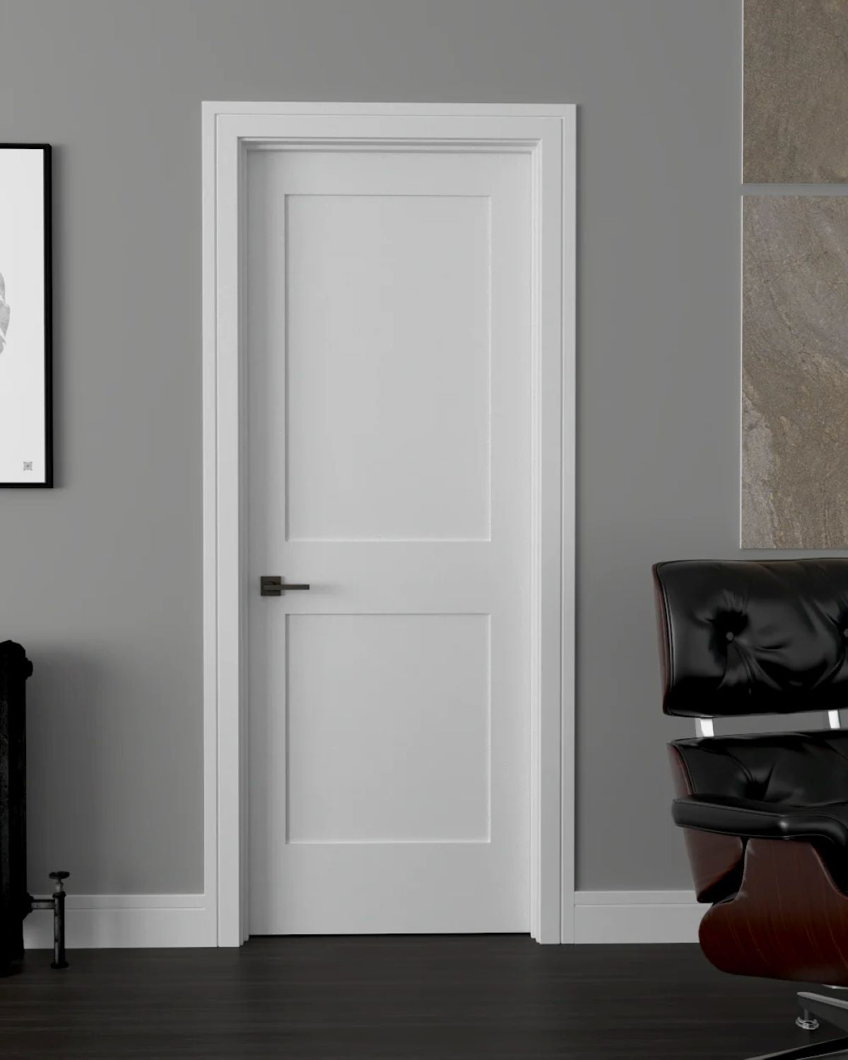 Shaker 2-Panel 28-inch x 80-inch x 1-3/8-inch Hollow Core Interior Door