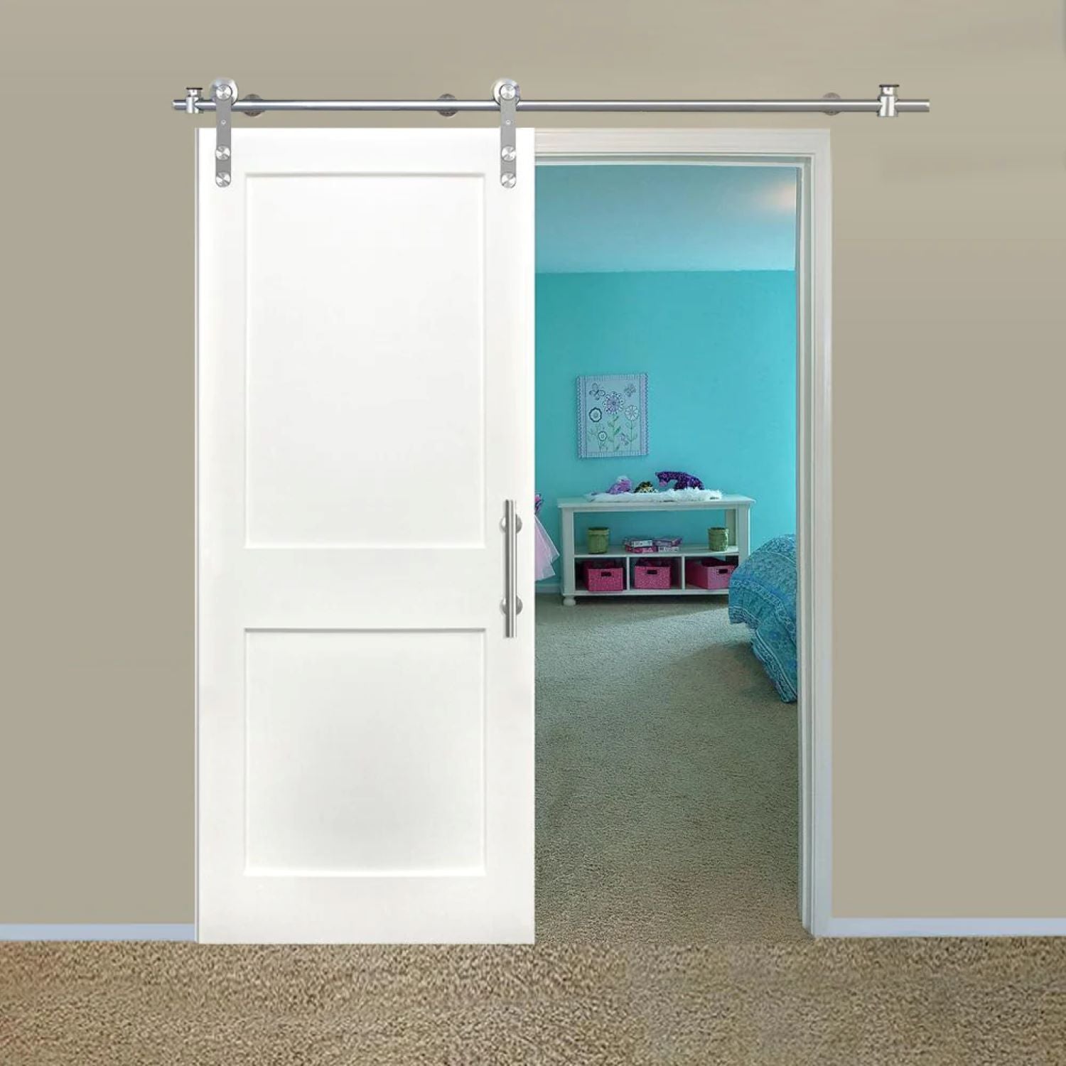 Shaker 2-Panel 16-inch x 80-inch x 1-3/8-inch Solid Core Interior Door