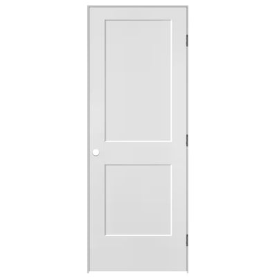 Shaker 2-Panel Solid Door (Pre-Hung)-80"