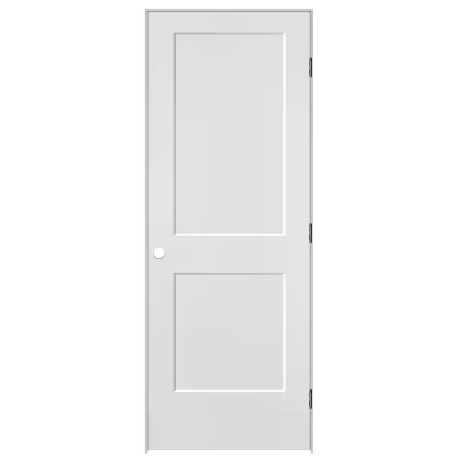 Shaker 2-Panel Solid Door (Pre-Hung)-80"