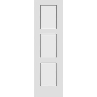 Shaker 3-Panel 24-inch x 80-inch x 1-3/8-inch Solid Core Interior Door