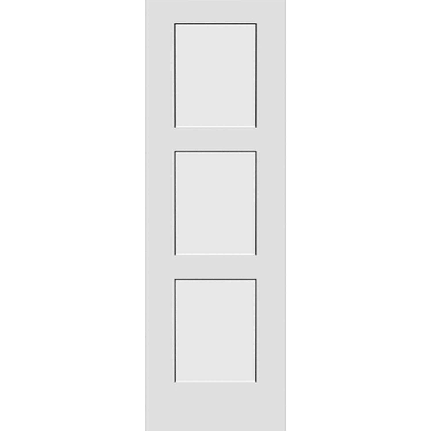 Shaker 3-Panel 26-inch x 80-inch x 1-3/8-inch Solid Core Interior Door