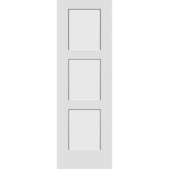 Shaker 3-Panel 26-inch x 80-inch x 1-3/8-inch Solid Core Interior Door