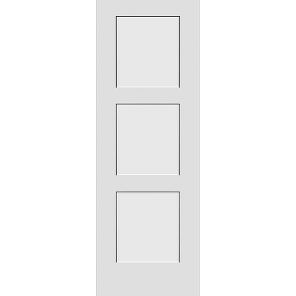 Shaker 3-Panel 28-inch x 80-inch x 1-3/8-inch Solid Core Interior Door