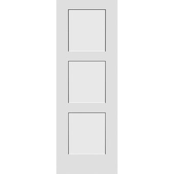Shaker 3-Panel 28-inch x 80-inch x 1-3/8-inch Solid Core Interior Door