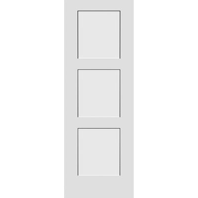 Shaker 3-Panel 28-inch x 80-inch x 1-3/8-inch Solid Core Interior Door
