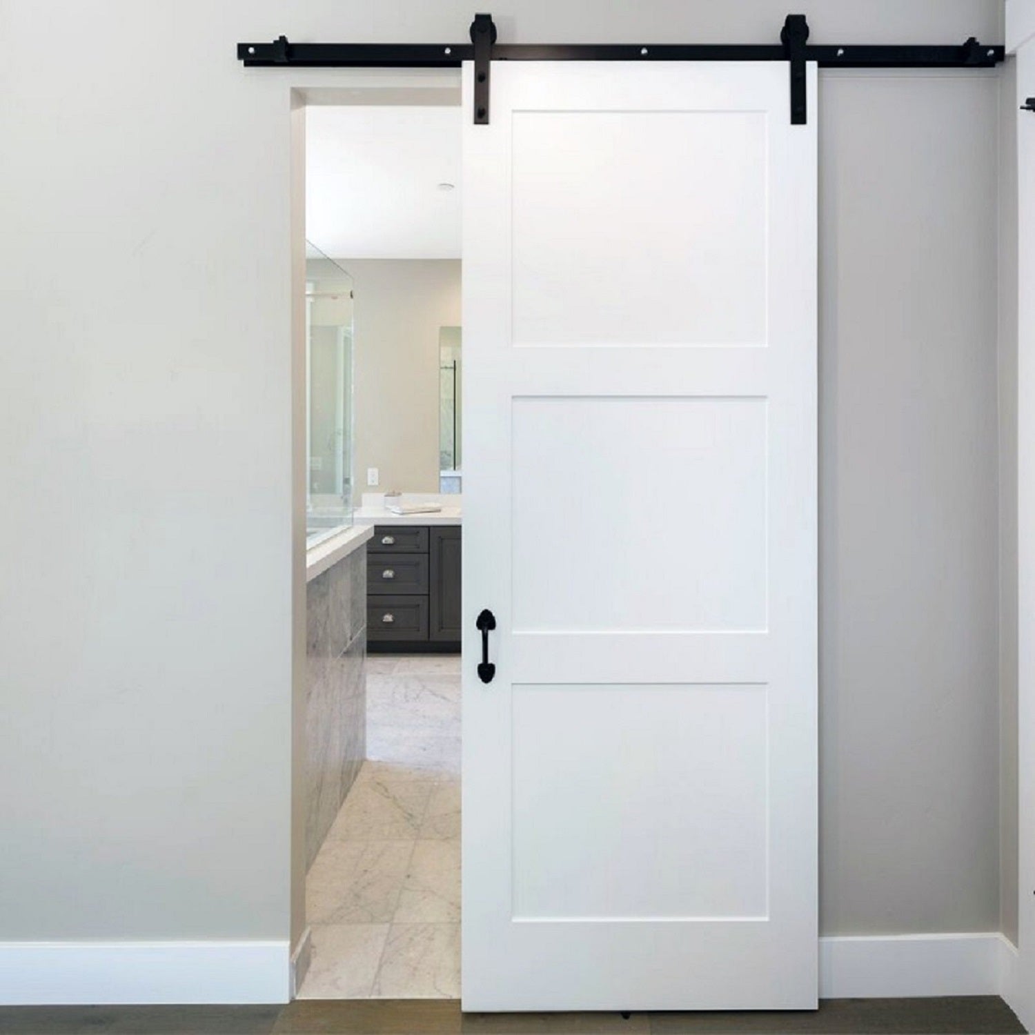 Shaker 3-Panel 36-inch x 80-inch x 1-3/8-inch Solid Core Interior Door