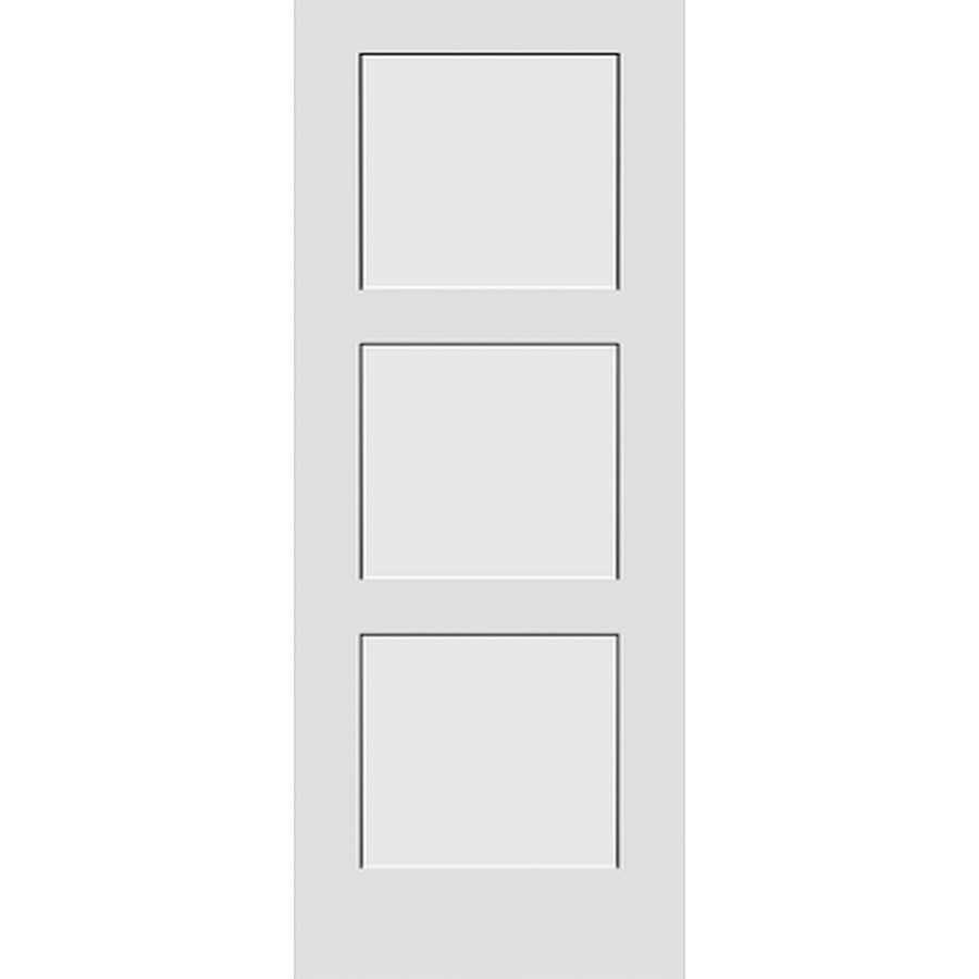 Shaker 3-Panel 30-inch x 80-inch x 1-3/8-inch Solid Core Interior Door