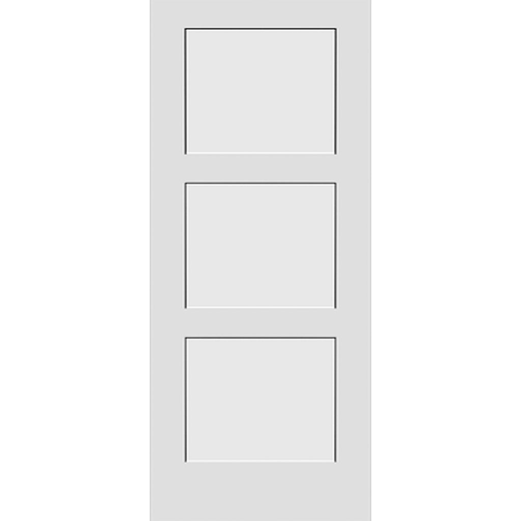 Shaker 3-Panel 34-inch x 80-inch x 1-3/8-inch Solid Core Interior Door