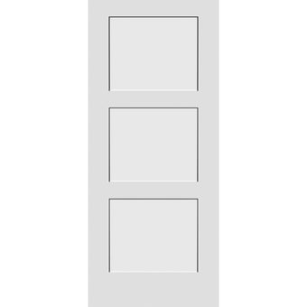 Shaker 3-Panel 34-inch x 80-inch x 1-3/8-inch Solid Core Interior Door