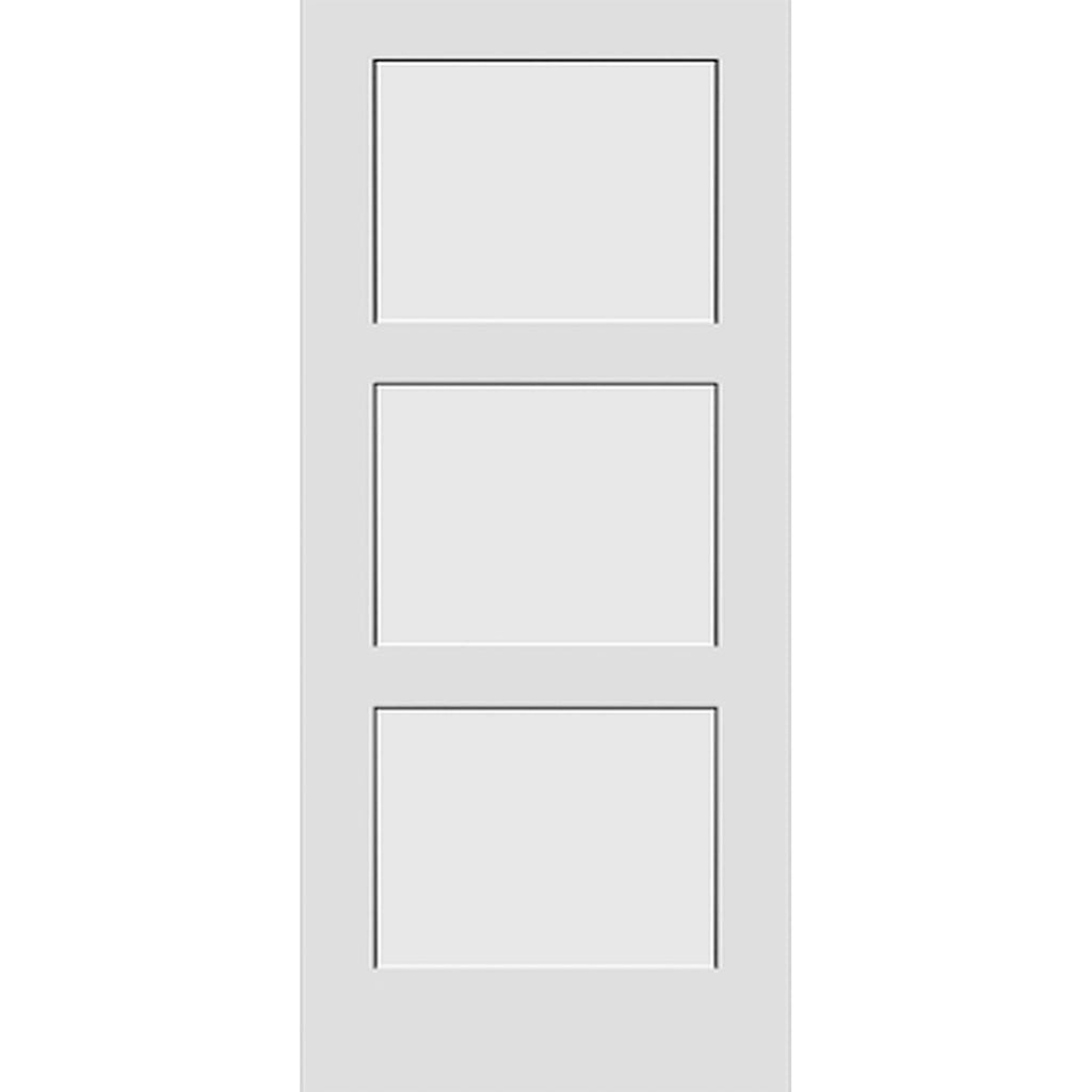Shaker 3-Panel 36-inch x 80-inch x 1-3/8-inch Solid Core Interior Door