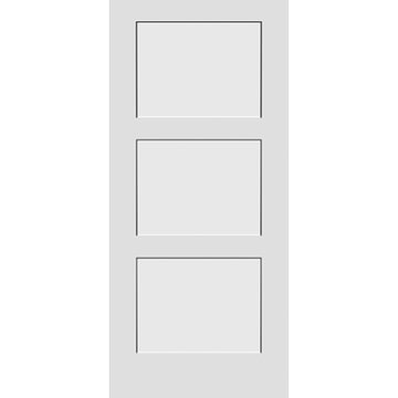 Shaker 3-Panel 36-inch x 80-inch x 1-3/8-inch Solid Core Interior Door