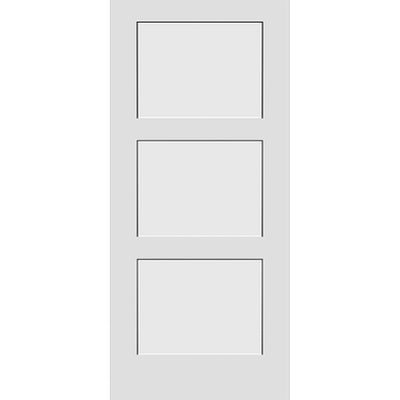 Shaker 3-Panel 36-inch x 80-inch x 1-3/8-inch Solid Core Interior Door