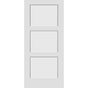 Shaker 3-Panel 36-inch x 80-inch x 1-3/8-inch Solid Core Interior Door