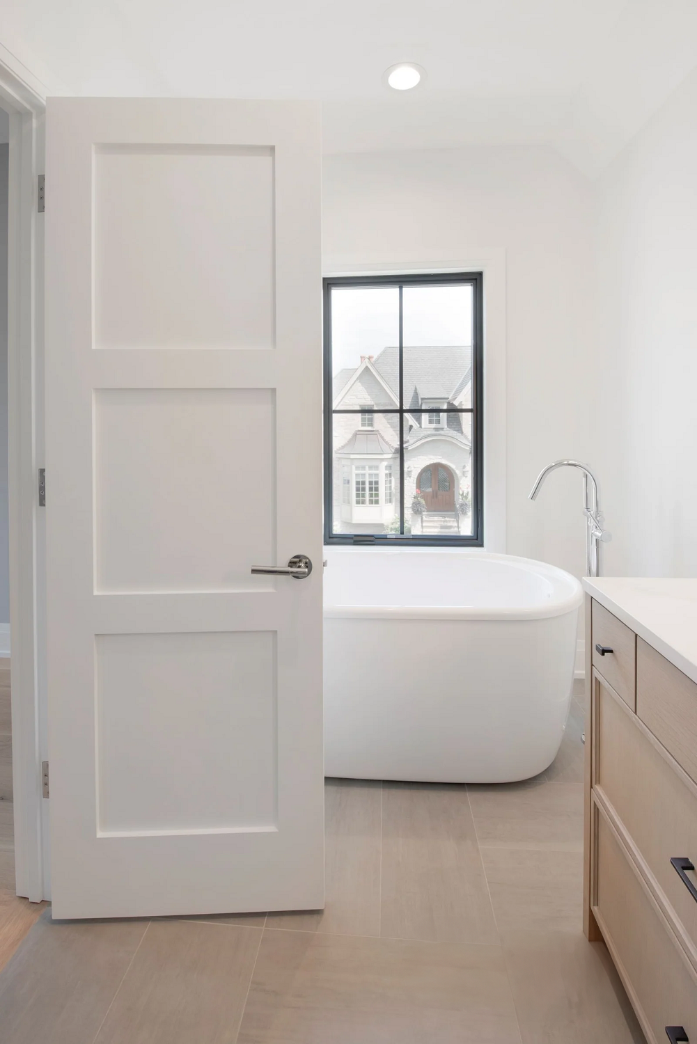 Shaker 3-Panel 28-inch x 80-inch x 1-3/8-inch Solid Core Interior Door