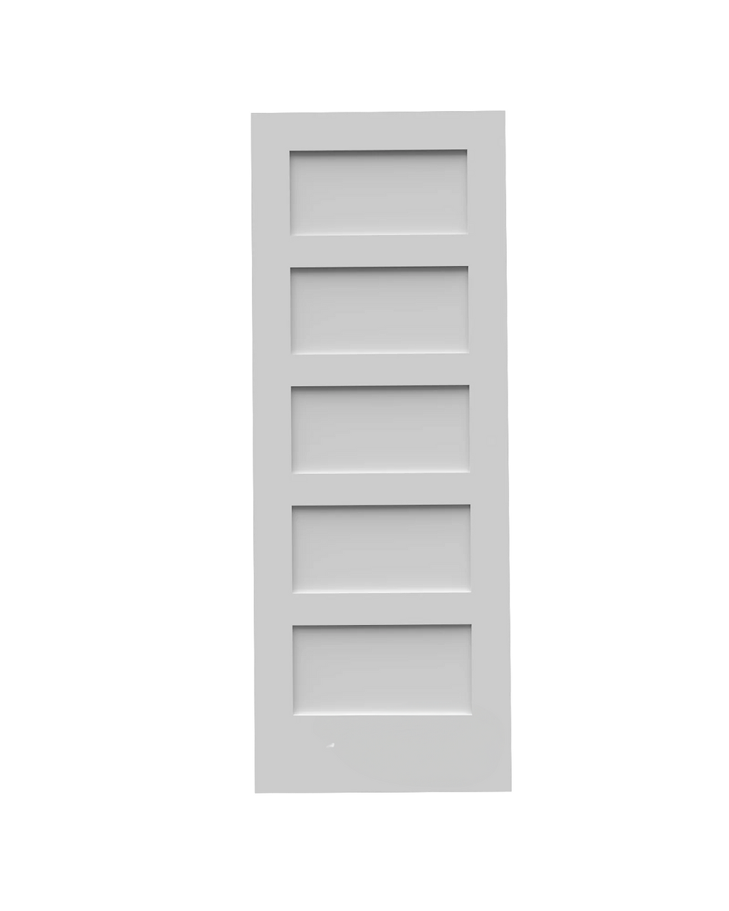 Shaker 5-Panel 32-inch x 80-inch x 1-3/8-inch Solid Core Interior Door