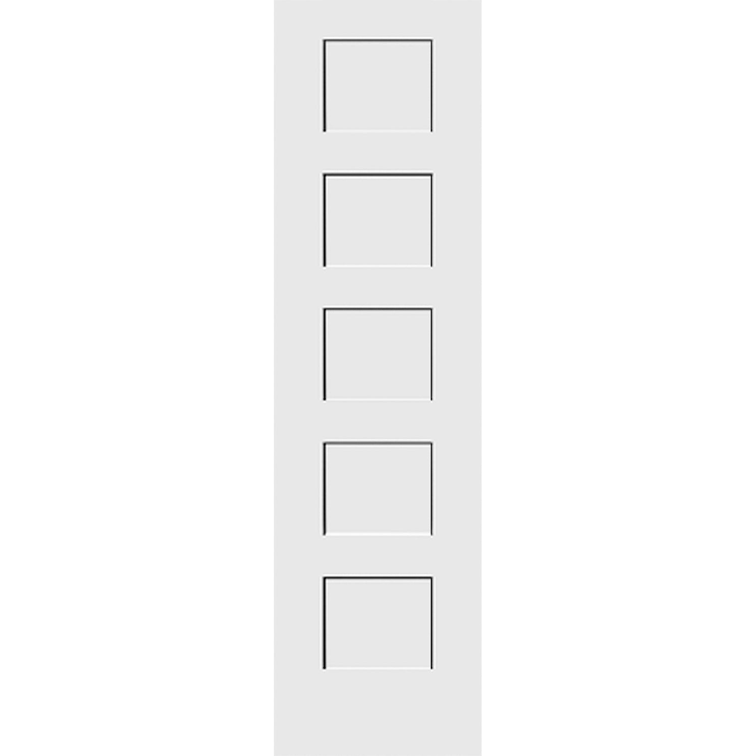 Shaker 5-Panel 22-inch x 80-inch x 1-3/8-inch Solid Core Interior Door