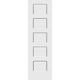 Shaker 5-Panel 24-inch x 80-inch x 1-3/8-inch Solid Core Interior Door