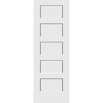 Shaker 5-Panel 28-inch x 80-inch x 1-3/8-inch Solid Core Interior Door