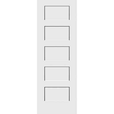 Shaker 5-Panel 28-inch x 80-inch x 1-3/8-inch Solid Core Interior Door