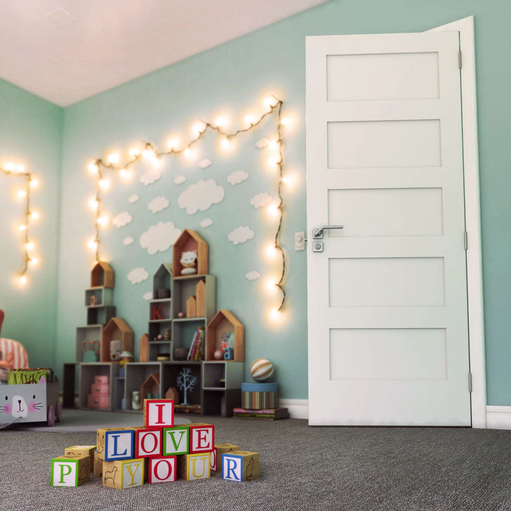 Shaker 5-Panel Solid Door (Pre-Hung)-80"