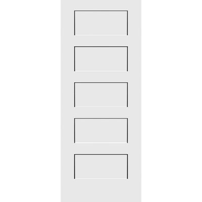 Shaker 5-Panel 32-inch x 80-inch x 1-3/8-inch Solid Core Interior Door