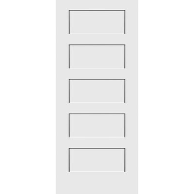 Shaker 5-Panel 34-inch x 80-inch x 1-3/8-inch Solid Core Interior Door