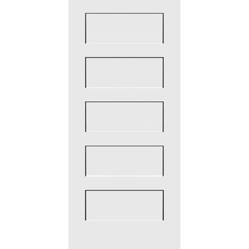 Shaker 5-Panel 36-inch x 80-inch x 1-3/8-inch Solid Core Interior Door