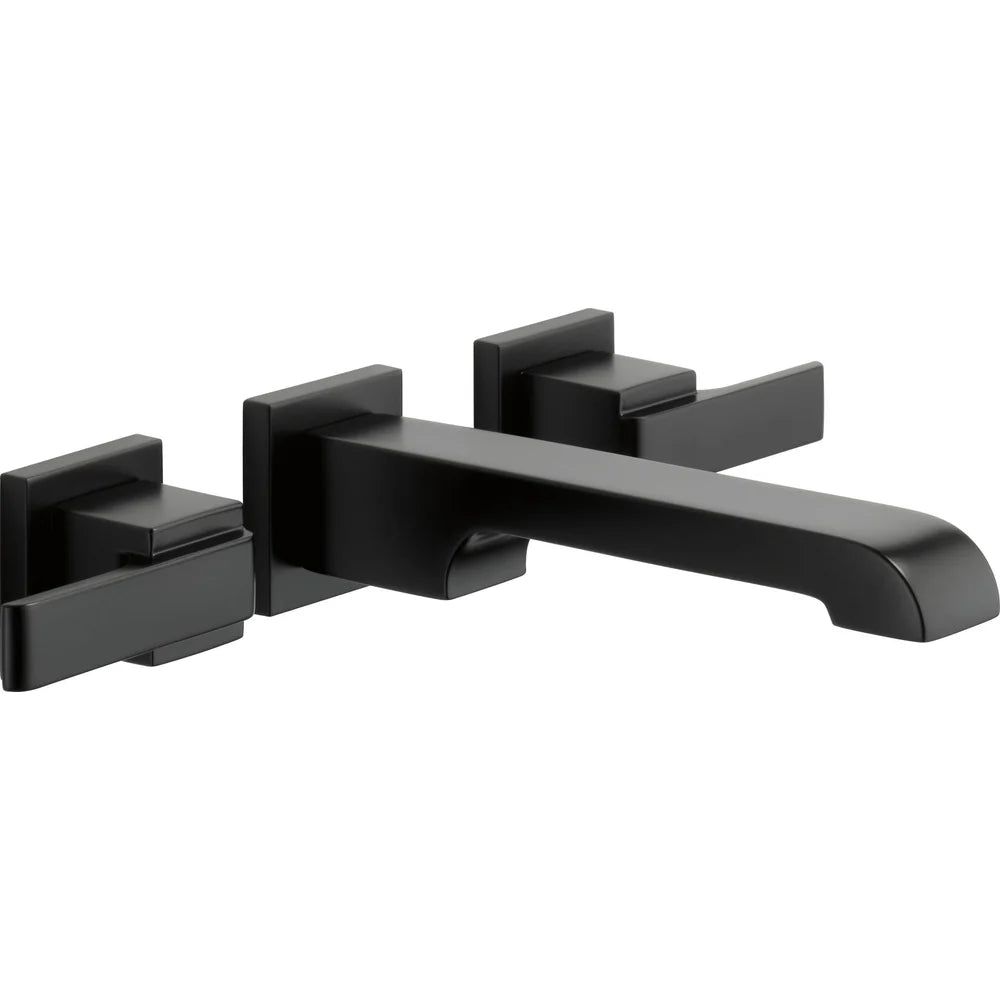 Delta Ara Two Handle Wall Mount Bathroom Faucet Trim
