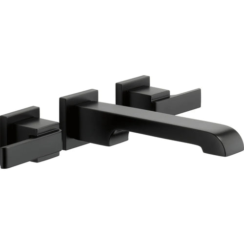 Delta Ara Two Handle Wall Mount Bathroom Faucet Trim