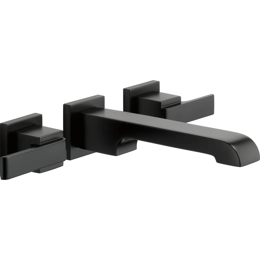 Delta Ara Two Handle Wall Mount Bathroom Faucet Trim